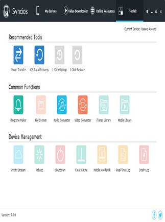 Syncios Mobile Manager 7.2.4 Download